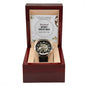 Husband Christmas Card, Openwork Watch Christmas Gift For Husband, Holiday Present - Zensassy