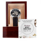 Husband Christmas Card, Openwork Watch Christmas Gift For Husband, Holiday Present - Zensassy