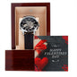 Men`s Openwork Watch, Valentines Message Card , Gift for Him, Boyfriend, Husband and Partner - Zensassy