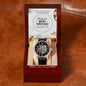 Husband Christmas Card, Openwork Watch Christmas Gift For Husband, Holiday Present - Zensassy