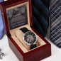 To My Hero Men's Openwork Watch, Christmas Gift For Him - Zensassy