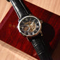 Men`s Openwork Watch, Valentines Message Card , Gift for Him, Boyfriend, Husband and Partner - Zensassy