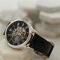 Men`s Openwork Watch, Valentines Message Card , Gift for Him, Boyfriend, Husband and Partner - Zensassy