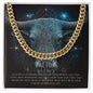 Taurus Sign Birthday Gift For Him, Cuban Link Chain Necklace - Zensassy