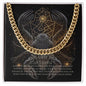 Scorpio Zodiac Sign Birthday Card and Cuban Chain Mens Necklace, Gift For Him - Zensassy