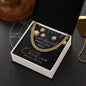 Funny Christmas Message Card Cuban Link Chain Necklace For Men, Funny Christmas Gift For Him, Holiday Present - Zensassy