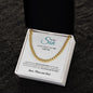 To Our Son, Cuban Link Chain Necklace, Christmas and Birthday Gift for Son - Zensassy