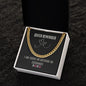 Men's Anniversary and Birthday Gift, Gold Finished Stainless Steel Cuban Link Chain Necklace, Gift For Him - Zensassy
