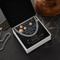 Funny Christmas Message Card Cuban Link Chain Necklace For Men, Funny Christmas Gift For Him, Holiday Present - Zensassy