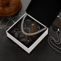 Scorpio Zodiac Sign Birthday Card and Cuban Chain Mens Necklace, Gift For Him - Zensassy