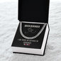 Men's Anniversary and Birthday Gift, Gold Finished Stainless Steel Cuban Link Chain Necklace, Gift For Him - Zensassy