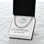 To Our Son, Cuban Link Chain Necklace, Christmas and Birthday Gift for Son - Zensassy