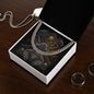 Scorpio Zodiac Sign Birthday Card and Cuban Chain Mens Necklace, Gift For Him - Zensassy
