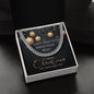 Funny Christmas Message Card Cuban Link Chain Necklace For Men, Funny Christmas Gift For Him, Holiday Present - Zensassy