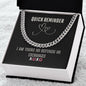 Men's Anniversary and Birthday Gift, Gold Finished Stainless Steel Cuban Link Chain Necklace, Gift For Him - Zensassy