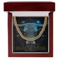 Taurus Sign Birthday Gift For Him, Cuban Link Chain Necklace - Zensassy