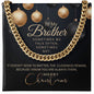Cuban Link Chain Necklace, Christmas Gift for Brother - Zensassy
