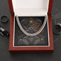 Scorpio Zodiac Sign Birthday Card and Cuban Chain Mens Necklace, Gift For Him - Zensassy