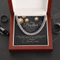 Cuban Link Chain Necklace, Christmas Gift for Brother - Zensassy