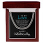 Valentine's Day Gift For Him Cuban Chain Necklace - Zensassy