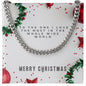 Christmas Gift For Him, Cuban Link Chain Necklace For Husband, Boyfriend and Partner - Zensassy
