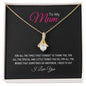 Mothers Christmas and Birthday Gift, Gold Plated Cubic Zirconia Pendant Necklace, Mother's Day Present And Gift Idea, Gift For Mum - Zensassy