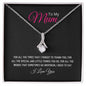 Mothers Christmas and Birthday Gift, Gold Plated Cubic Zirconia Pendant Necklace, Mother's Day Present And Gift Idea, Gift For Mum - Zensassy