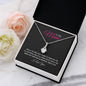 Mothers Christmas and Birthday Gift, Gold Plated Cubic Zirconia Pendant Necklace, Mother's Day Present And Gift Idea, Gift For Mum - Zensassy