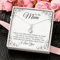 To My Mum, Alluring Beauty Gold Finish, Christmas and Birthday Gift, Mum Necklace - Zensassy