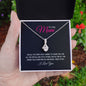 Mothers Christmas and Birthday Gift, Gold Plated Cubic Zirconia Pendant Necklace, Mother's Day Present And Gift Idea, Gift For Mum - Zensassy
