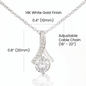 To My Mum, Alluring Beauty Gold Finish, Christmas and Birthday Gift, Mum Necklace - Zensassy