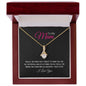 Mothers Christmas and Birthday Gift, Gold Plated Cubic Zirconia Pendant Necklace, Mother's Day Present And Gift Idea, Gift For Mum - Zensassy