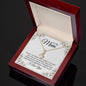 To My Mum, Alluring Beauty Gold Finish, Christmas and Birthday Gift, Mum Necklace - Zensassy