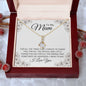 To My Mum, Alluring Beauty Gold Finish, Christmas and Birthday Gift, Mum Necklace - Zensassy