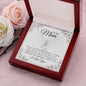 To My Mum, Alluring Beauty Gold Finish, Christmas and Birthday Gift, Mum Necklace - Zensassy