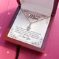 To My Mum, Alluring Beauty Gold Finish, Christmas and Birthday Gift, Mum Necklace - Zensassy