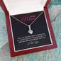 Mothers Christmas and Birthday Gift, Gold Plated Cubic Zirconia Pendant Necklace, Mother's Day Present And Gift Idea, Gift For Mum - Zensassy