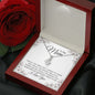To My Mum, Alluring Beauty Gold Finish, Christmas and Birthday Gift, Mum Necklace - Zensassy