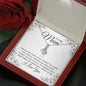 To My Mum, Alluring Beauty Gold Finish, Christmas and Birthday Gift, Mum Necklace - Zensassy