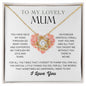 Gift For Mum, Mother's Day, Birthday and Christmas Gift For Mother, Gold Plated CZ Pendant Necklace For Mum - Zensassy