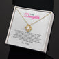 Mum to Daughter Love Knot Necklace, Birthday, Christmas Gift For Daughter - Zensassy