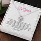 Mum to Daughter Love Knot Necklace, Birthday, Christmas Gift For Daughter - Zensassy