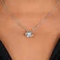 To My Precious Mom, Mothers Day Gift, Gold Finish Love Knot Pendant Necklace, Birthday and Christmas Gift For Mother - Zensassy