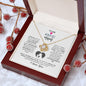 Word's Best Mum, Gold Finish Necklace, Christmas and Birthday Gift, Mum Necklace - Zensassy