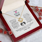 Word's Best Mum, Gold Finish Necklace, Christmas and Birthday Gift, Mum Necklace - Zensassy