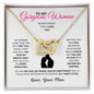 Gorgeous Women, Gold Plated Women Necklace, Christmas, Birthday and Anniversary Gift For Her - Zensassy