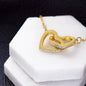 To My Gorgeous Woman Interlocking Heart Necklace - Zensassy