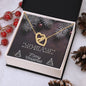 To Daughter and Granddaughter Christmas Interlocking Hearts Necklace, Gift for Women - Zensassy