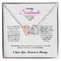 To My Soulmate, Interlocking Hearts Women`s Pendant Necklace,Christmas and Birthday Gift For Wife,Girlfriend And Partner - Zensassy