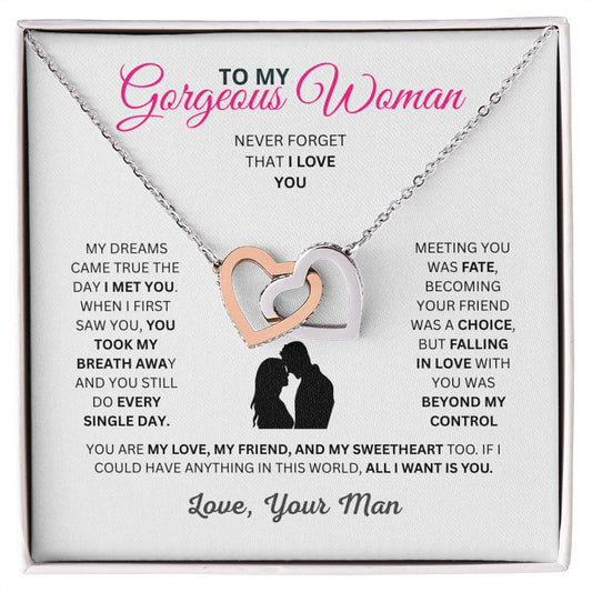 Gorgeous Women, Gold Plated Women Necklace, Christmas, Birthday and Anniversary Gift For Her - Zensassy
